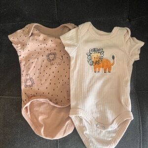 Adorable Kids One Pieces Set - Pink and Cream
